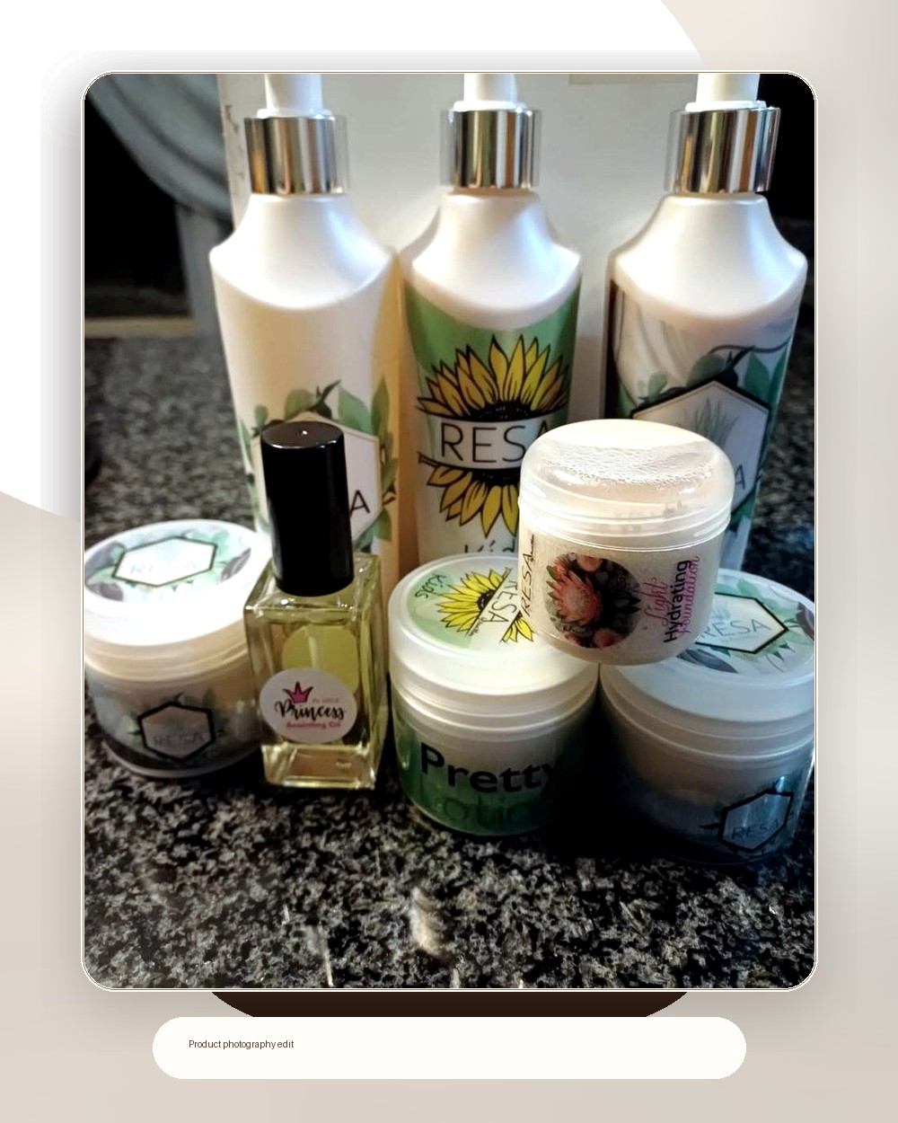 Assorted Resa and Princess products