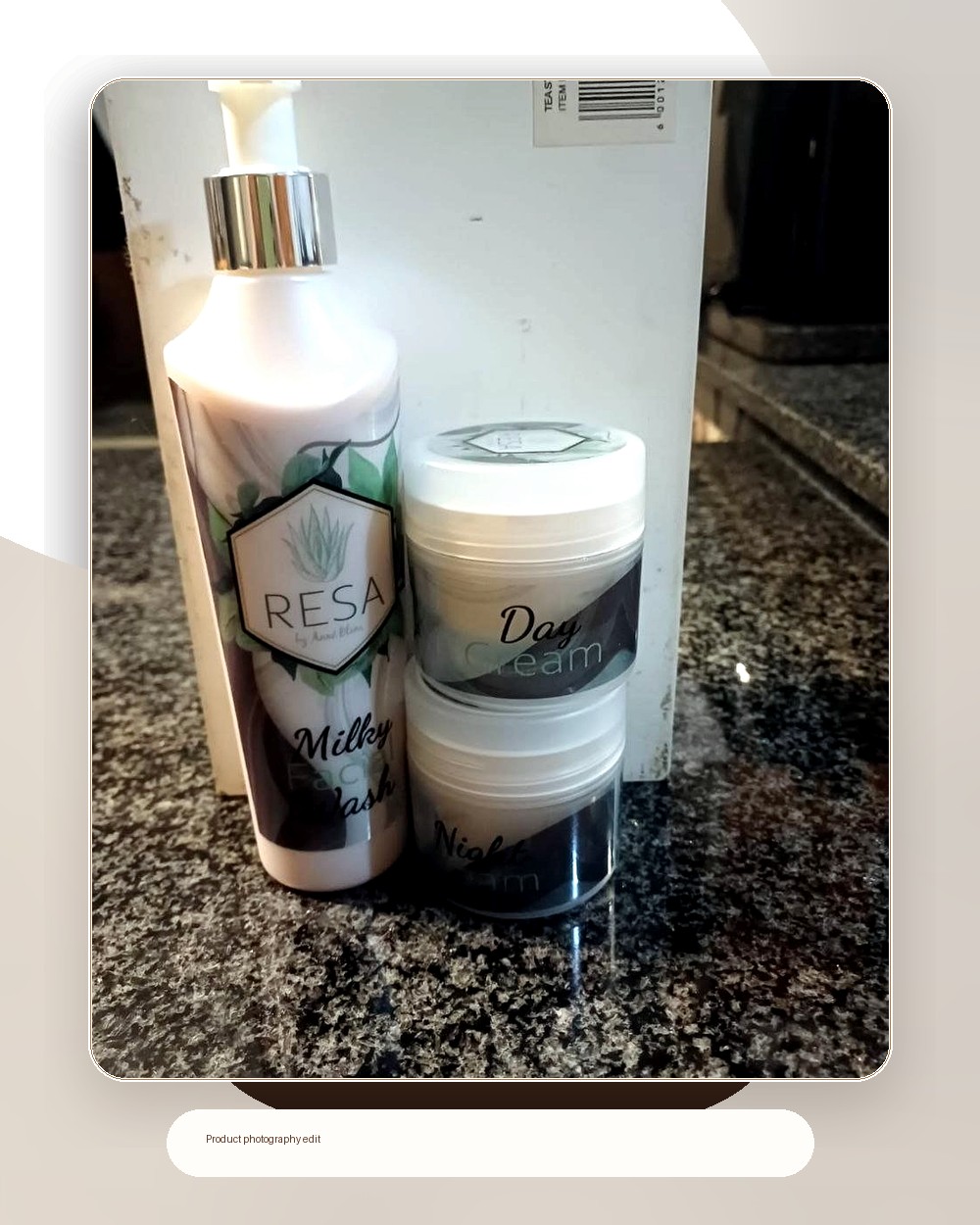 Milky wash day and night cream